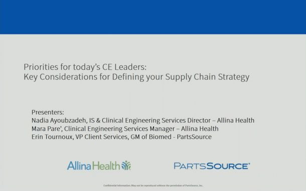 Priorities for today’s CE Leaders: Key Considerations for Defining your Supply Chain Strategy
