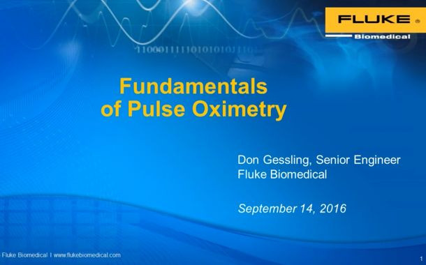 Fundamentals of Pulse Oximetry