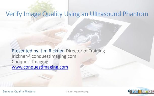 Verify Image Quality Using an Ultrasound Phantom