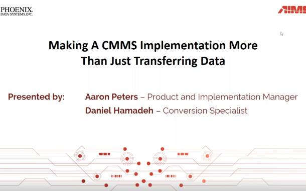 Making A CMMS Implementation More Than Just Transferring Data