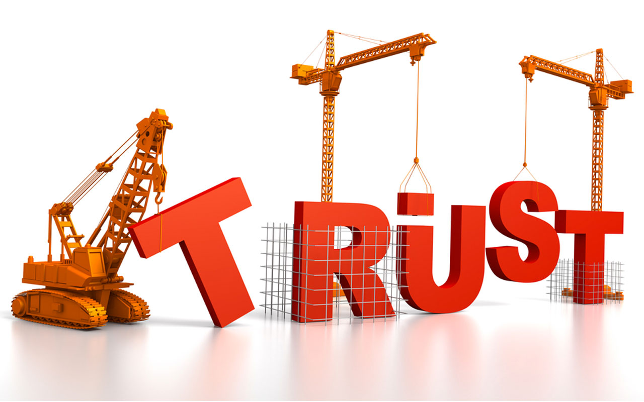 I recently attended a webinar on how to build trust in five easy steps. 