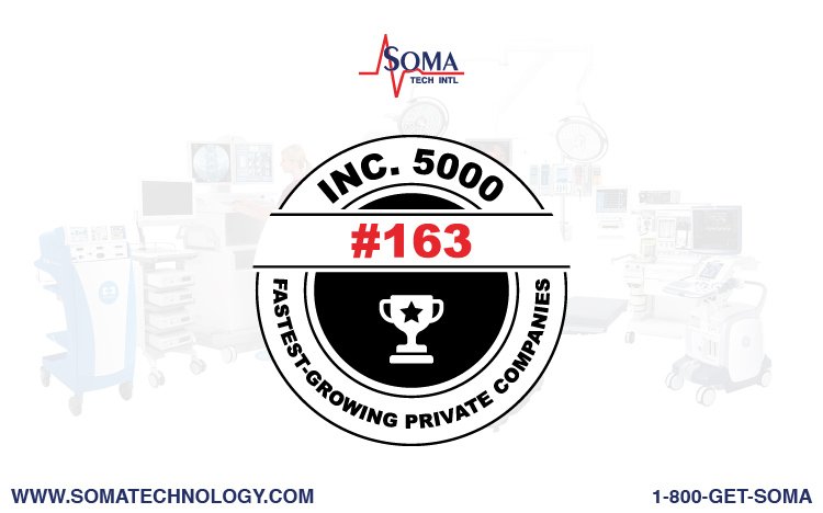 Inc. 5000: Soma Tech Intl Amongst Growing Companies 2021
