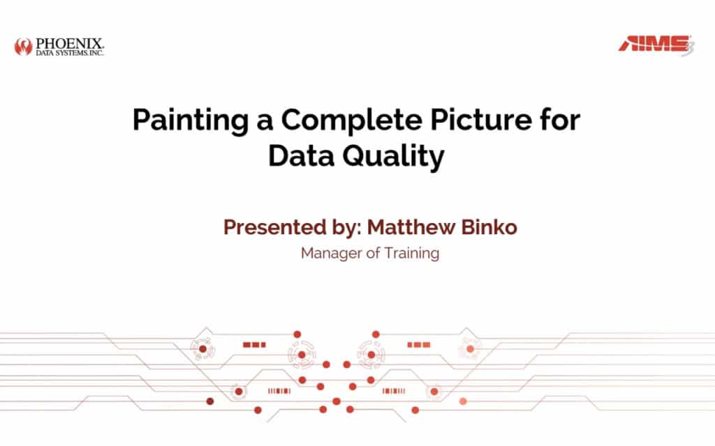 Painting a Complete Picture for Data Quality