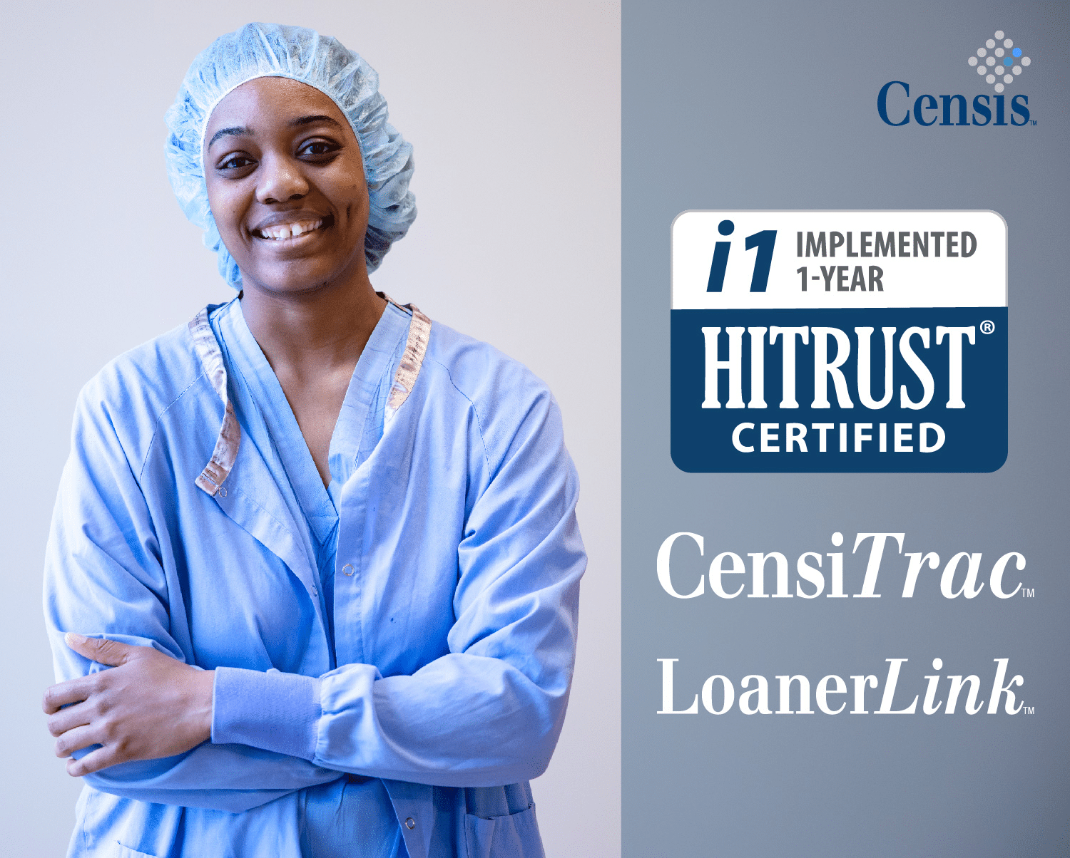Censis Technologies Achieves HITRUST Implemented, 1-year Certification