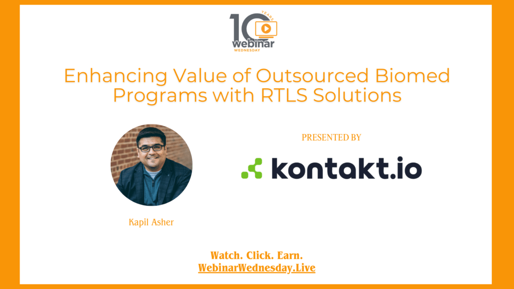 Enhancing Value of Outsourced Biomed Programs with RTLS Solutions