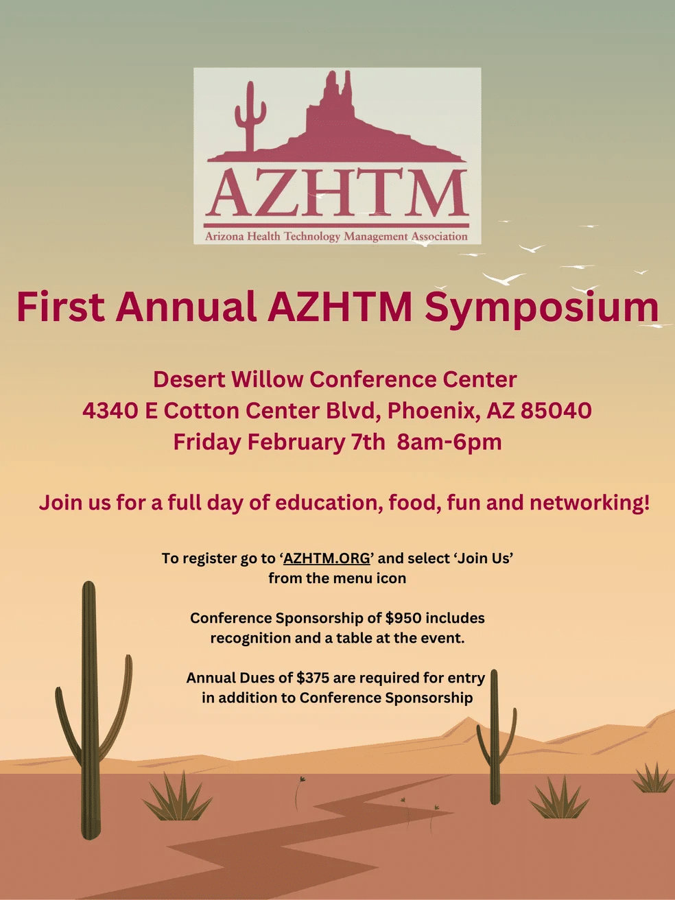 Arizona Health Technology Management Association Announces First Annual Symposium