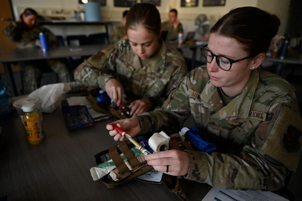 NH Airmen complete combat lifesaver training in Germany